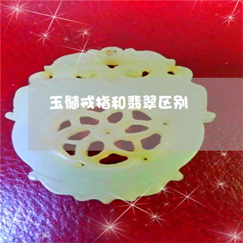 玉髓戒指和翡翠区别/2023041311806