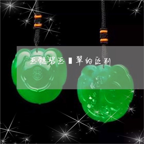 玉髓碧玉翡翠的区别/2023041317358