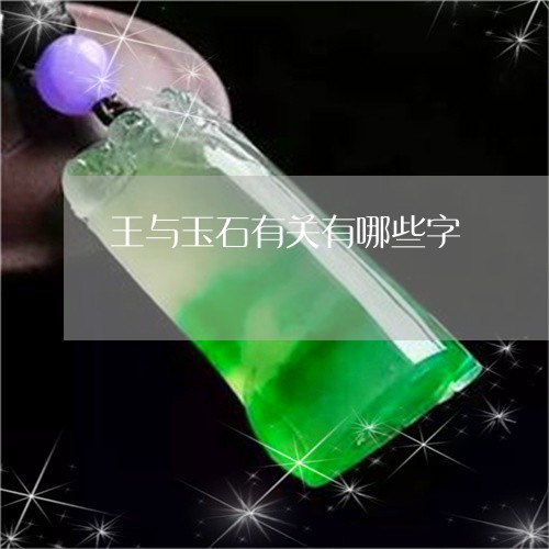 王与玉石有关有哪些字/2023021694826