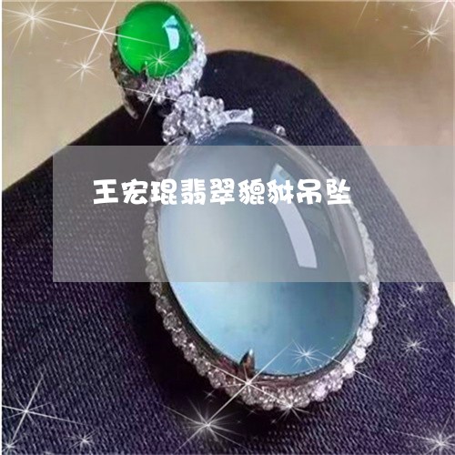 王宏琨翡翠貔貅吊坠/2023041306058 王宏琨翡翠貔貅吊坠/2023041306058