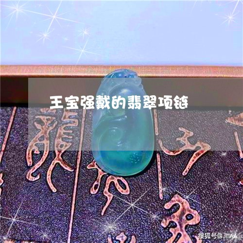王宝强戴的翡翠项链/2023041308351