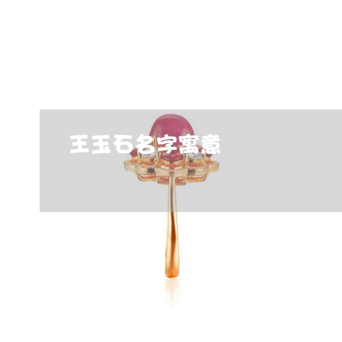 王玉石名字寓意/2023033027249