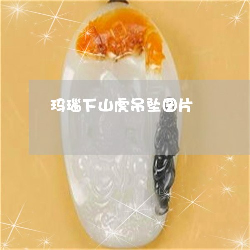 玛瑙下山虎吊坠图片/2023041361482