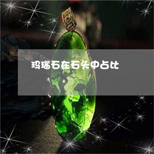 玛瑙石在石头中占比/2023041358281