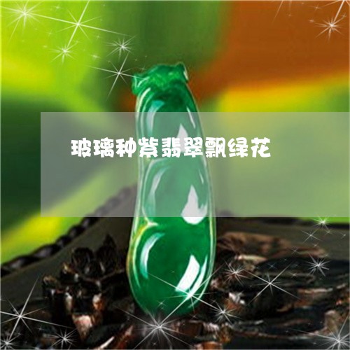 玻璃种紫翡翠飘绿花/2023041304817