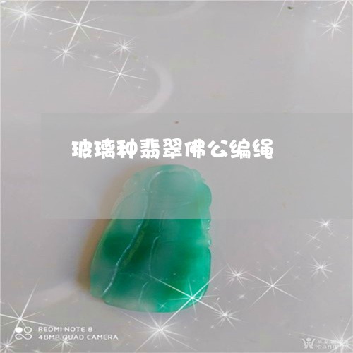 玻璃种翡翠佛公编绳/2023041349582