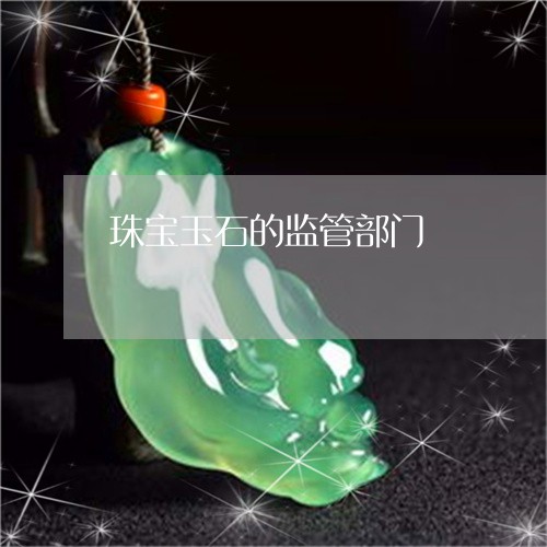 珠宝玉石的监管部门/2023041385925 珠宝玉石的监管部门/2023041385925