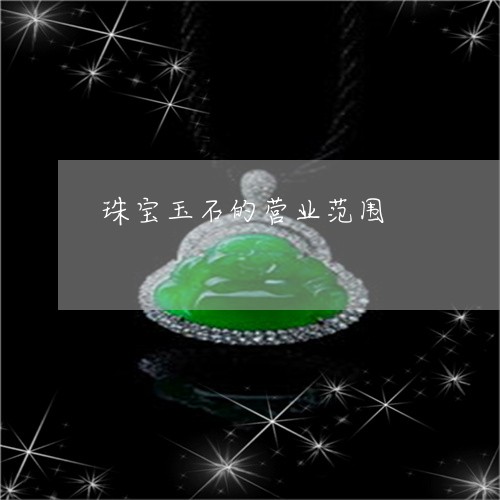 珠宝玉石的营业范围/2023041370593 珠宝玉石的营业范围/2023041370593