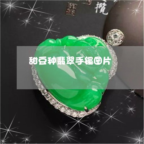 甜豆种翡翠手镯图片/2023041316230