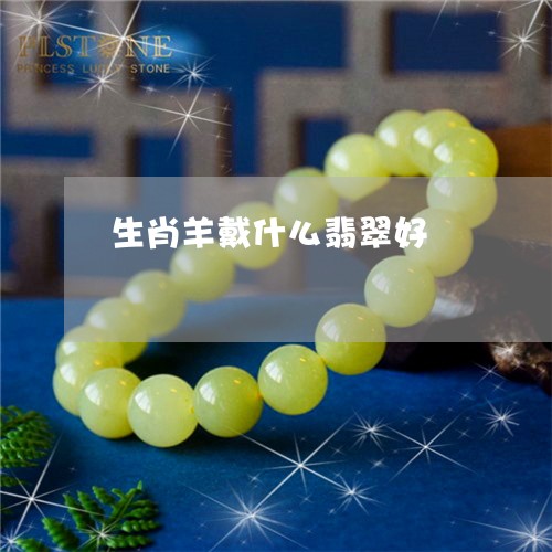 生肖羊戴什么翡翠好/2023041375836