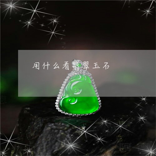 用什么看翡翠玉石/2023031636148