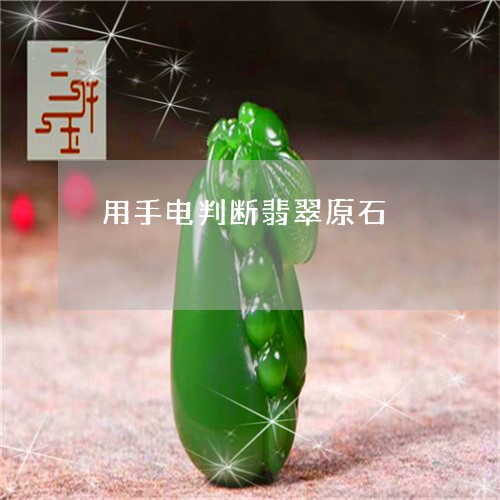 用手电判断翡翠原石/2023041373716