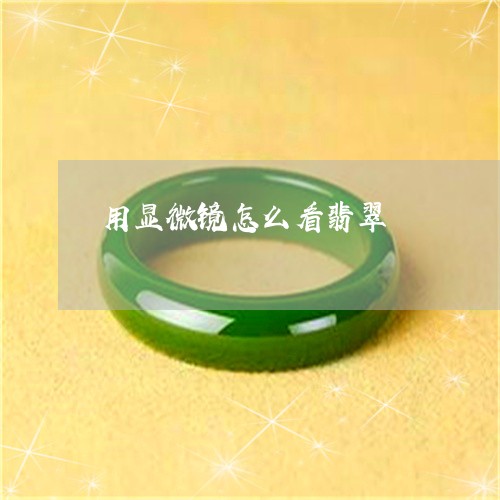 用显微镜怎么看翡翠/2023041311494