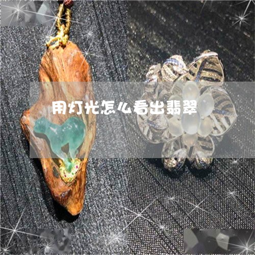 用灯光怎么看出翡翠/2023041326049