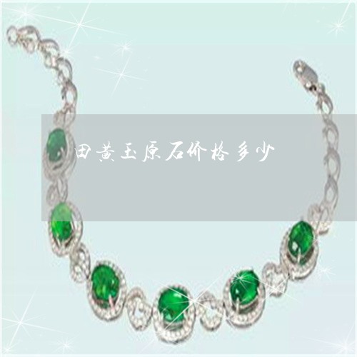 田黄玉原石价格多少/2023041340573