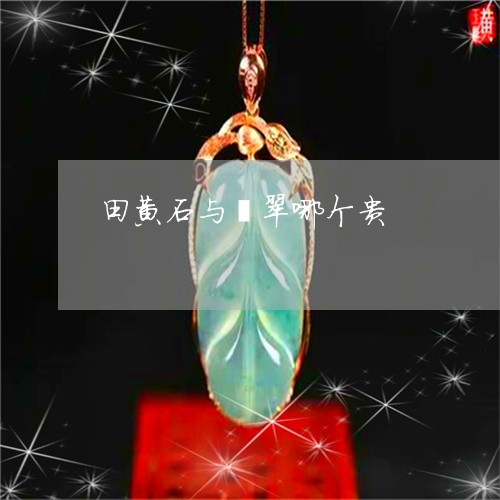 田黄石与翡翠哪个贵/2023041305817