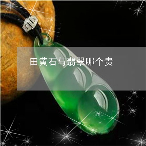 田黄石与翡翠哪个贵/2023041306936
