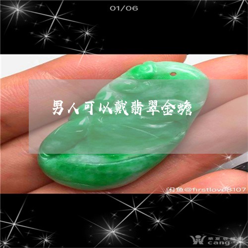 男人可以戴翡翠金蟾/2023041394604