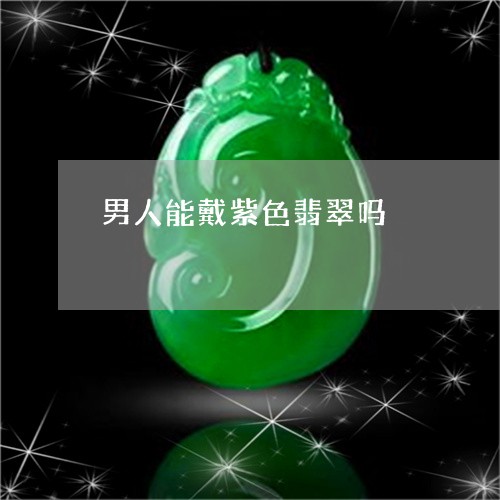 男人能戴紫色翡翠吗/2023041395048