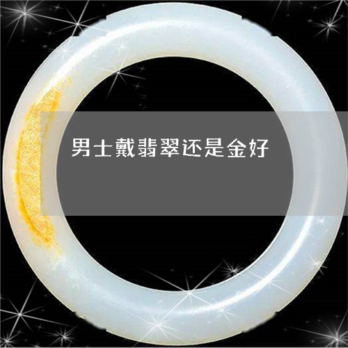 男士戴翡翠还是金好/2023041309591