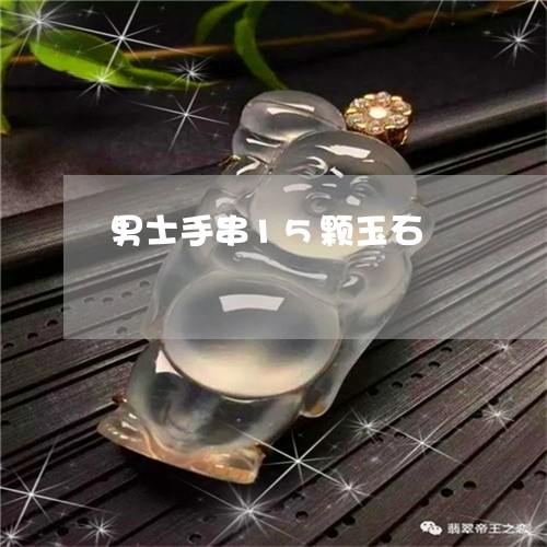 男士手串15颗玉石/2023041373936