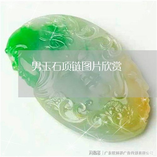 男玉石项链图片欣赏/2023041397147