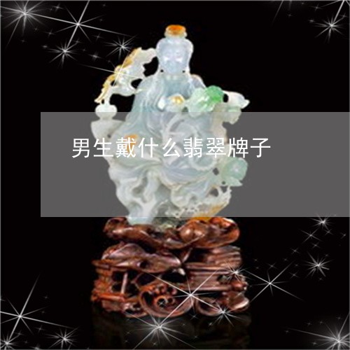 男生戴什么翡翠牌子/2023041343614