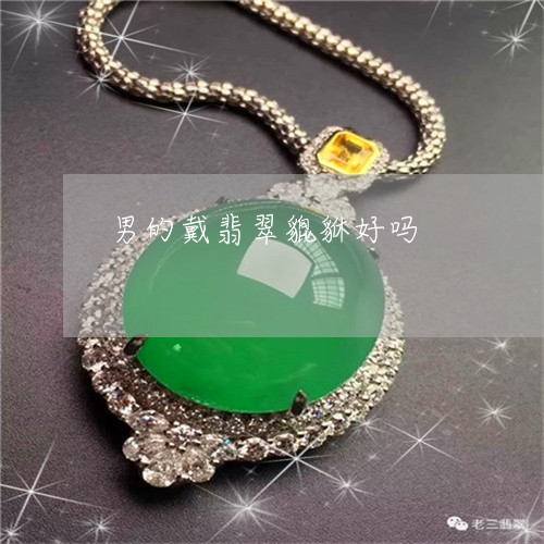 男的戴翡翠貔貅好吗/2023041308179