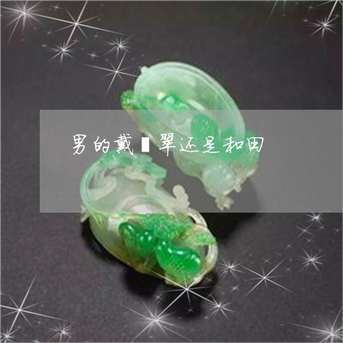 男的戴翡翠还是和田/2023041369283
