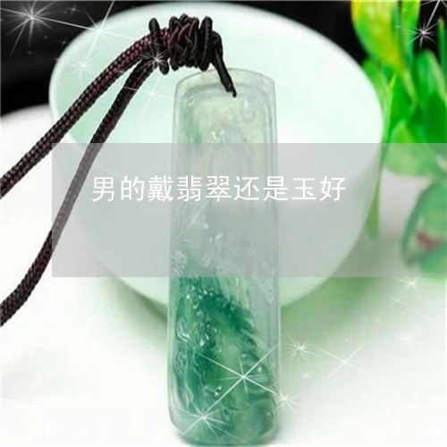 男的戴翡翠还是玉好/2023041328037