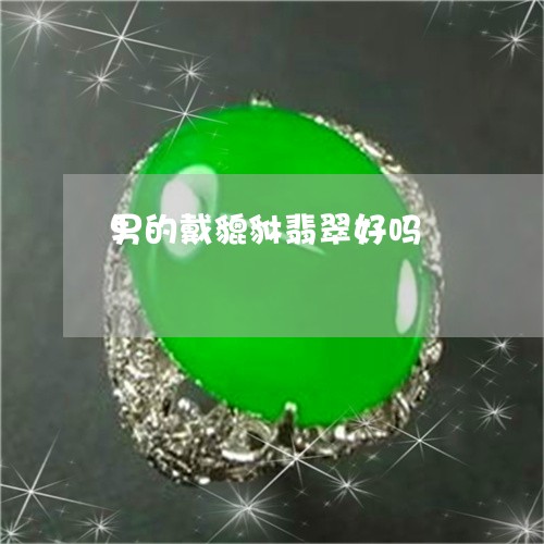 男的戴貔貅翡翠好吗/2023041329260