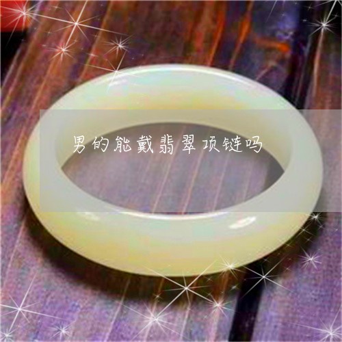 男的能戴翡翠项链吗/2023041316269