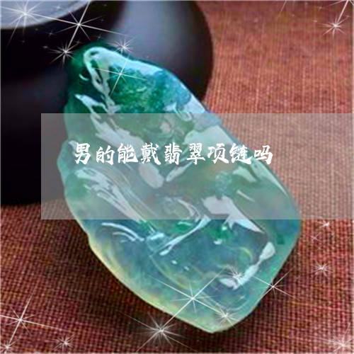 男的能戴翡翠项链吗/2023041343926