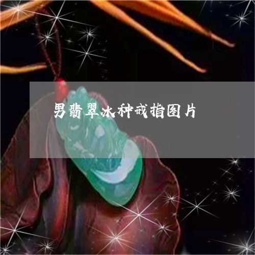 男翡翠冰种戒指图片/2023041320581