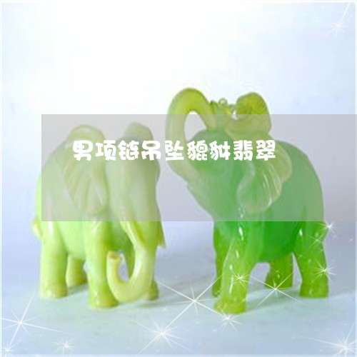 男项链吊坠貔貅翡翠/2023041340482