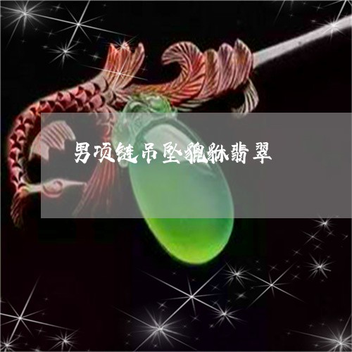 男项链吊坠貔貅翡翠/2023041365038