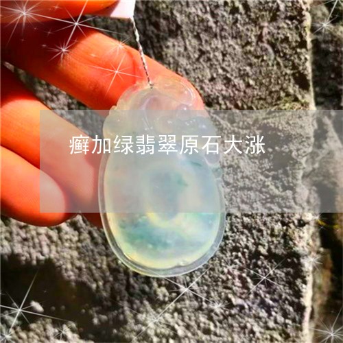 癣加绿翡翠原石大涨/2023041395836