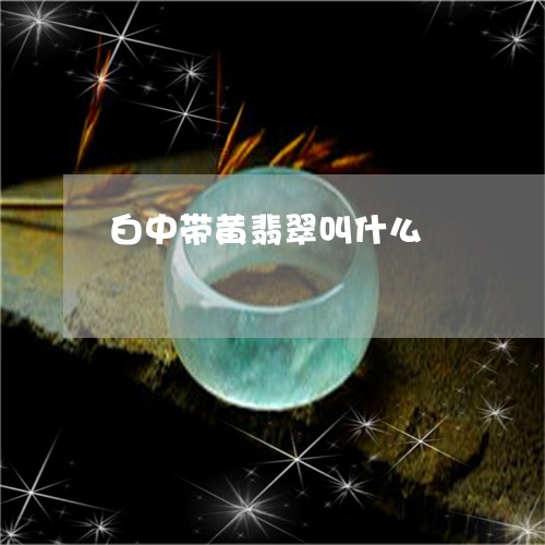 白中带黄翡翠叫什么/2023041342493