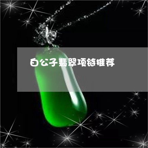 白公子翡翠项链推荐/2023041307252