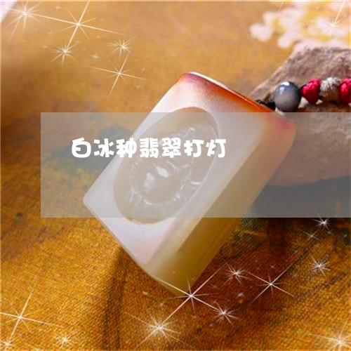 白冰种翡翠打灯/2023032930681 白冰种翡翠打灯/2023032930681