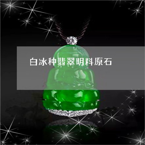 白冰种翡翠明料原石/2023041307260 白冰种翡翠明料原石/2023041307260