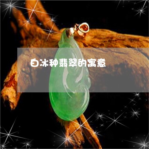 白冰种翡翠的寓意/2023031618515