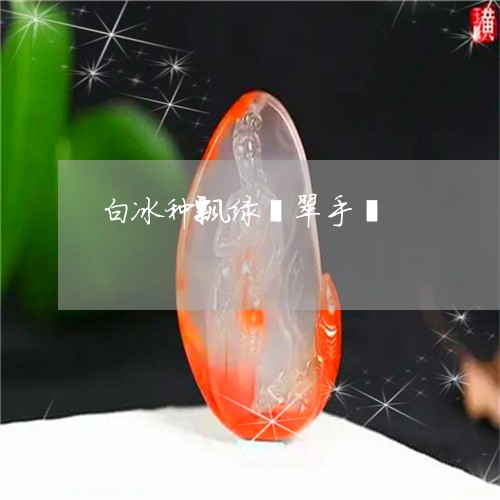 白冰种飘绿翡翠手镯/2023041317170 白冰种飘绿翡翠手镯/2023041317170
