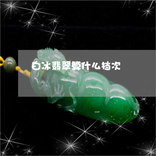 白冰翡翠算什么档次/2023041340581