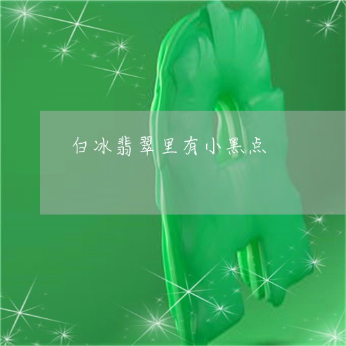 白冰翡翠里有小黑点/2023041384826