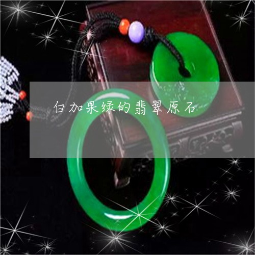 白加果绿的翡翠原石/2023041369372