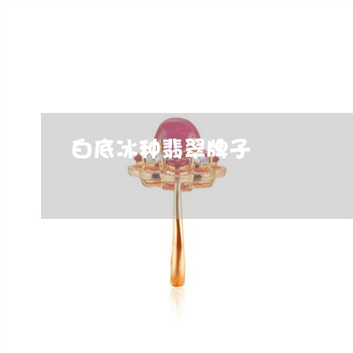 白底冰种翡翠牌子/2023031678272