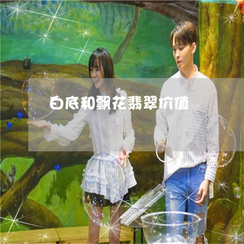 白底和飘花翡翠价值/2023041373603