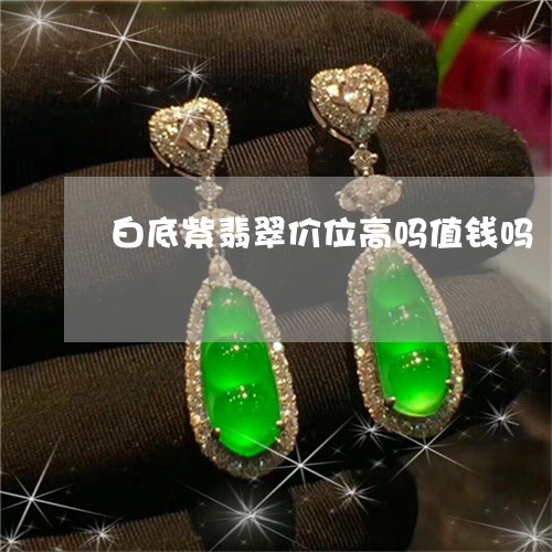 白底紫翡翠价位高吗值钱吗/2023071139472