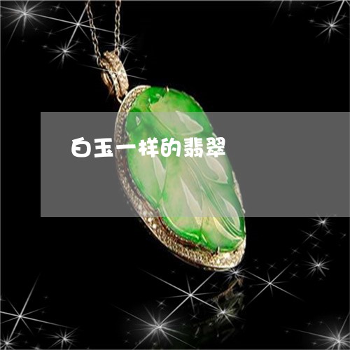 白玉一样的翡翠/2023033045280